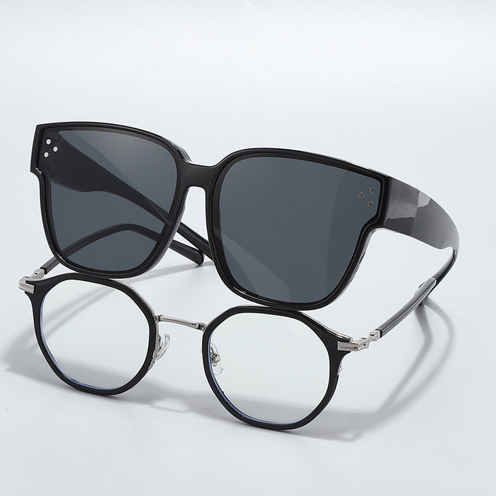 DamenModische Sonnenbrille im klaren Linien-Design mit hohem UV-Schutz Karnz