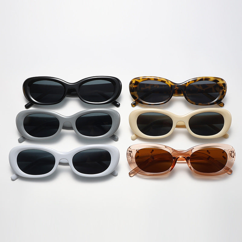 Damen Oversized-Sonnenbrille im trendigen Leopardenmuster Karnz