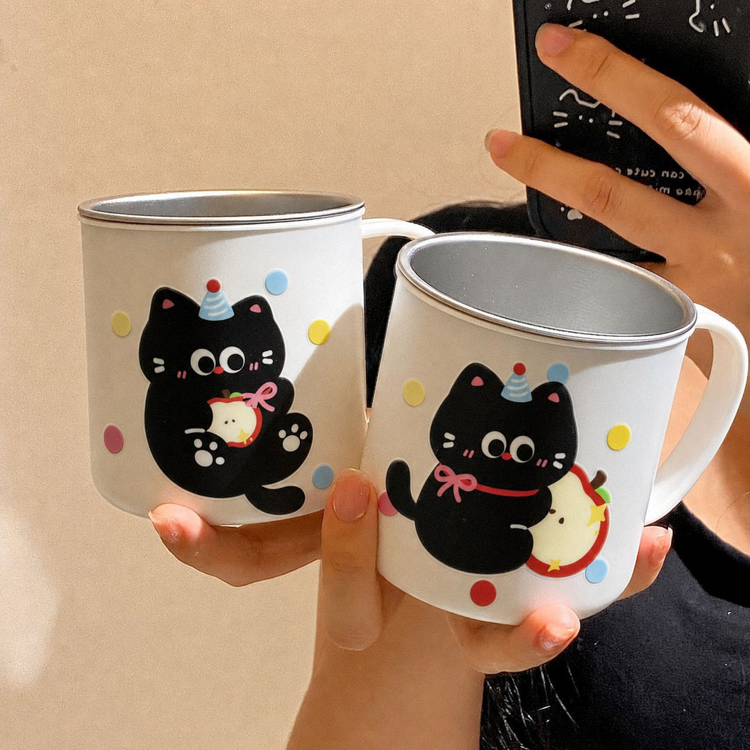 Keramiktasse mit Verspieltem Tiermotiv Karnz