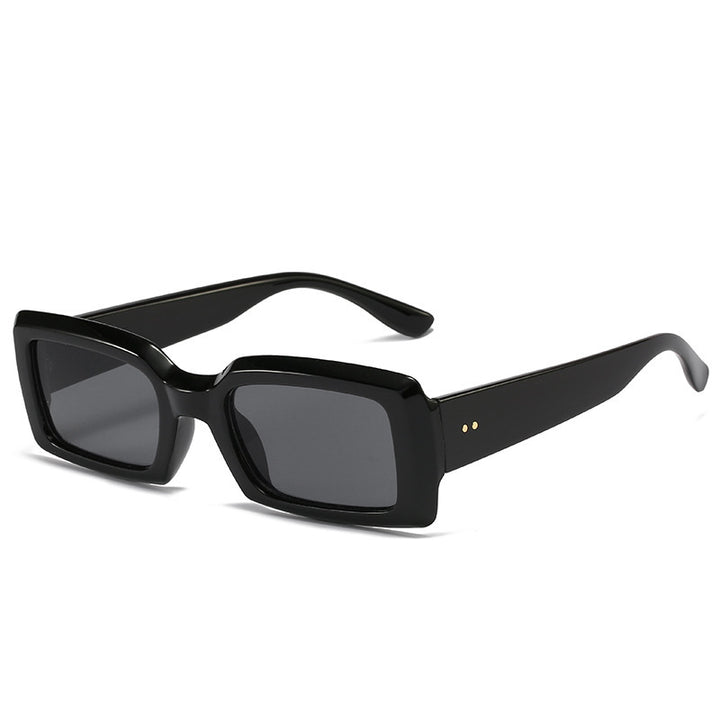Übergroße geometrische Sonnenbrille mit verlaufenden Gläsern Karnz