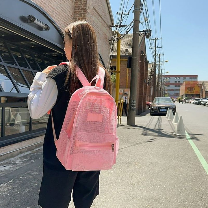 Stylische Mesh-Rucksack Karnz