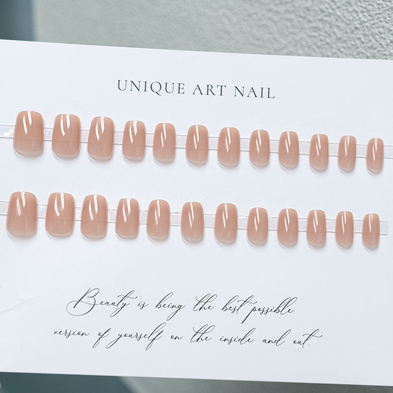 Hochglanz-Naturfinish-Nagelverstärkungen