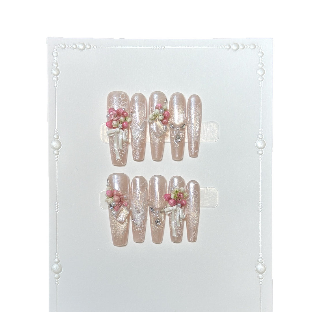Florales Artisan Press-On Nagelset