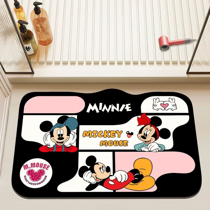 Mickey-Maus-Design Plüsch-Badematte