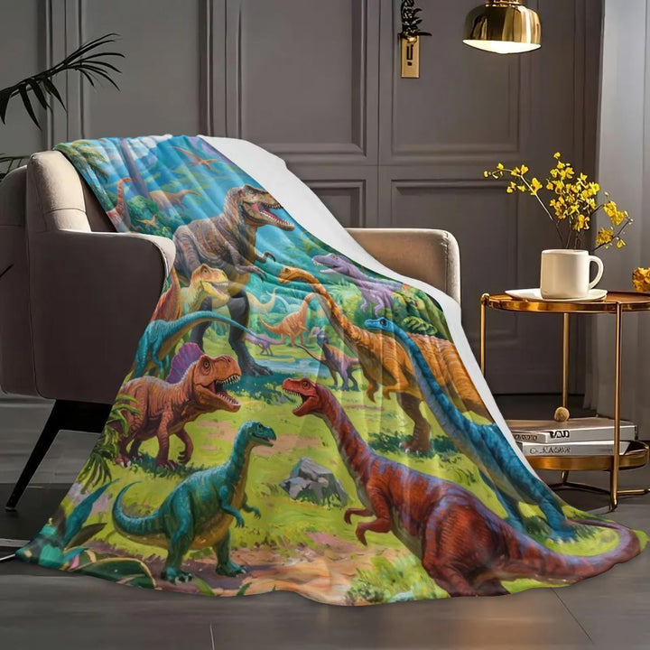 Dinosaur-Themen Plüschdecke