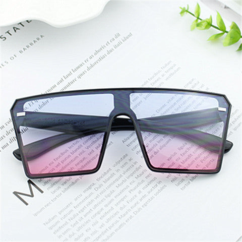Damen Oversized Shield-Sonnenbrille Karnz