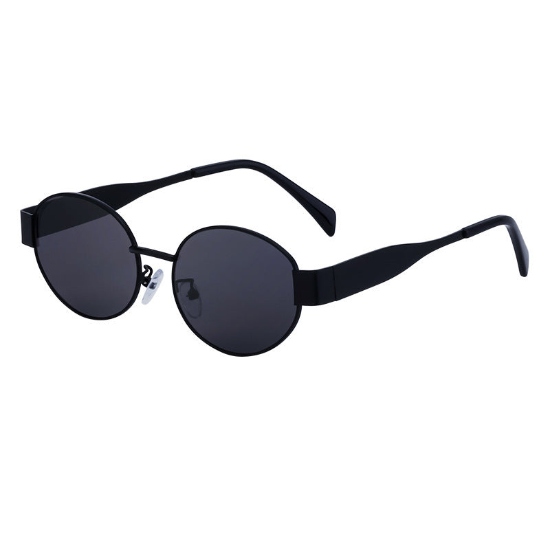 Damen modische Sonnenbrille im eleganten ovalen Design Karnz