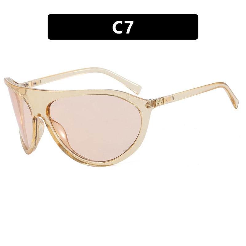 Damen Cat-Eye Sonnenbrille mit einzigartigem Design und schützendem UV-Filter Karnz