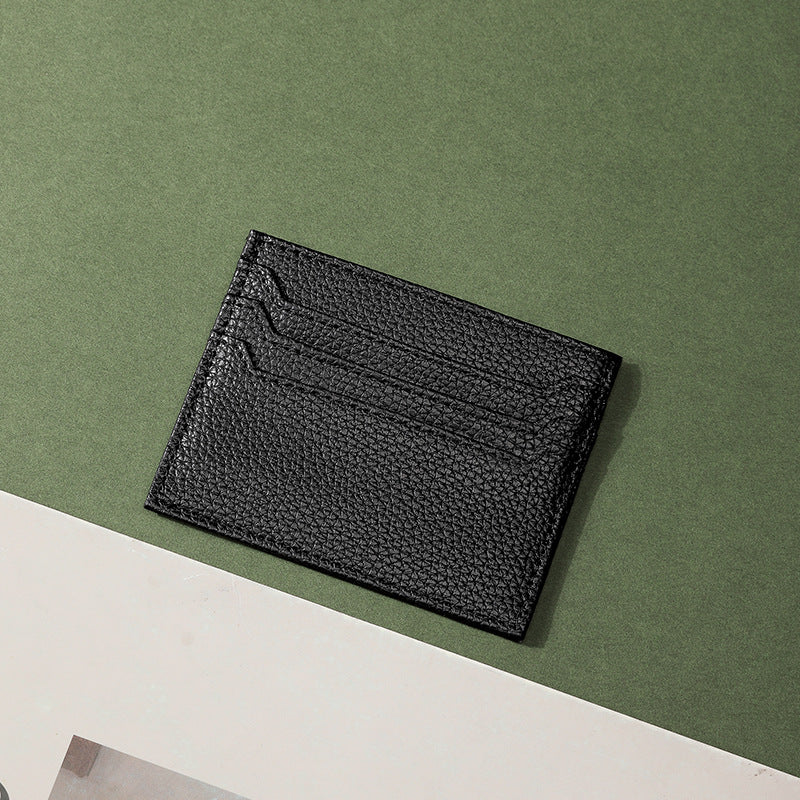 RFID-blockierendes Leder Kartenetui