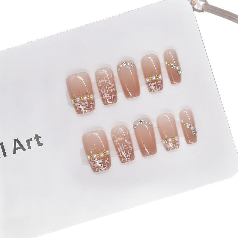 Elegantes Press-On-Nagelset Karnz