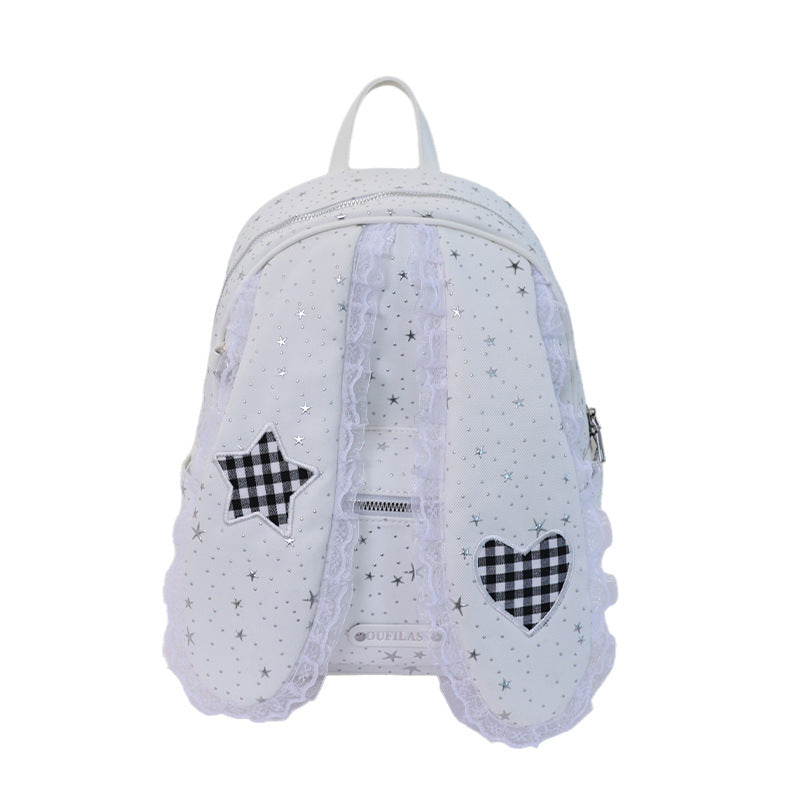 Verspielt Rucksack mit Hasenohren-Thema Karnz