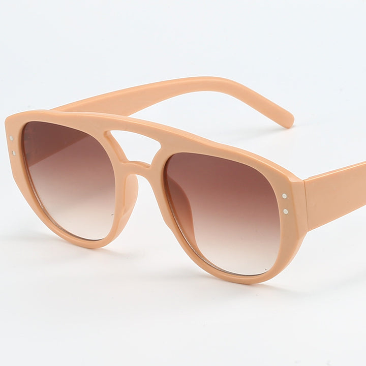 Damen Modische Sonnenbrille im stilvollen Leopardenmuster Karnz