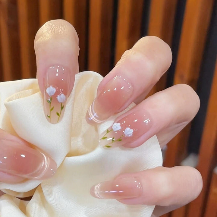 Glänzendes Ombré Press-On Nagelset