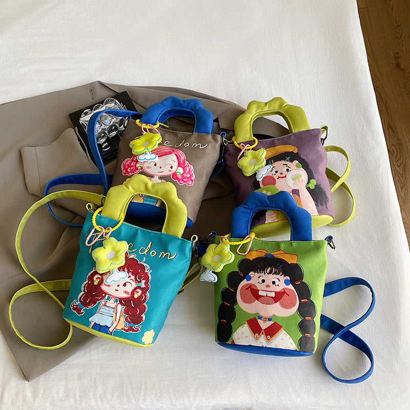 Plüsch-Handtasche Im Frechen Kindermotiv Karnz
