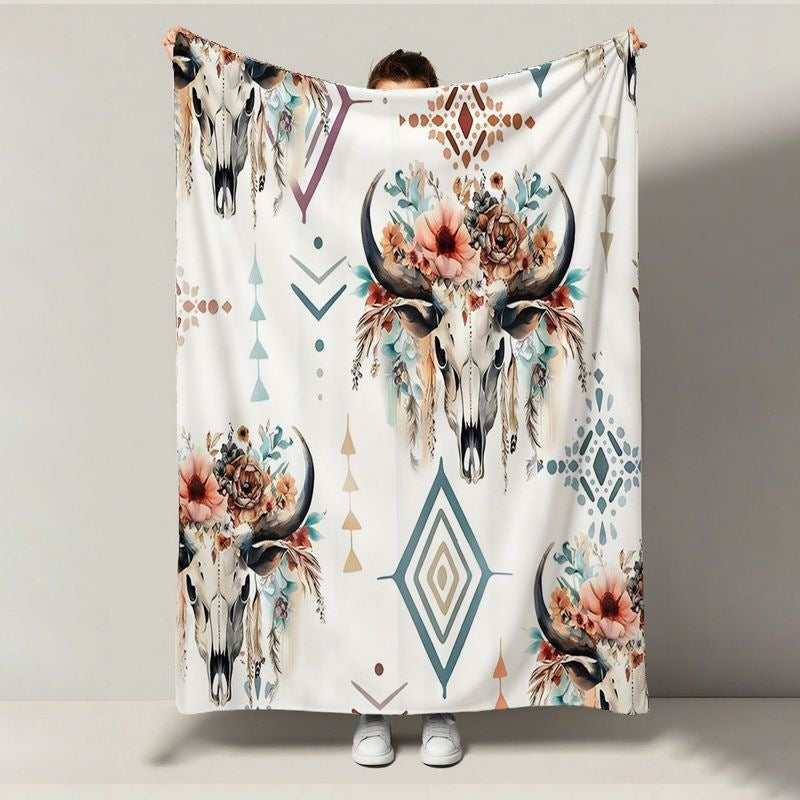 Weiche Cartoon-Dackel-Themen-Fleece-Decke