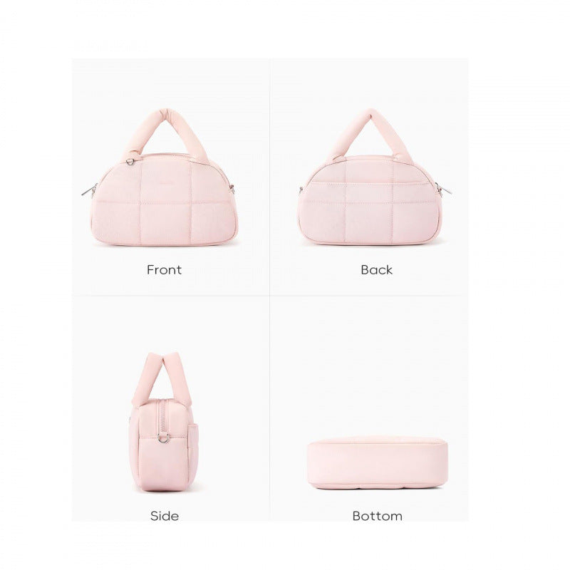 Modische Quilted Handtasche mit Abnehmbarem Schultergurt Karnz
