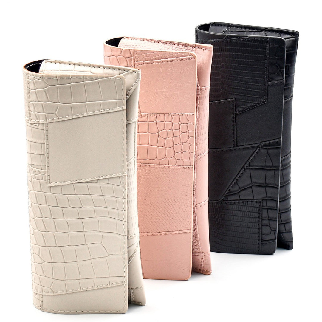 Luxus Krokodilleder Prägung Clutch Geldbörse Karnz