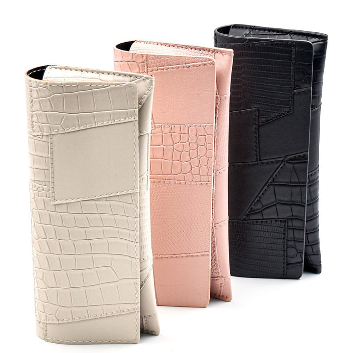 Luxus Krokodilleder Prägung Clutch Geldbörse Karnz