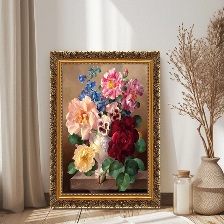 Klassische Blumen Wandkunst Print