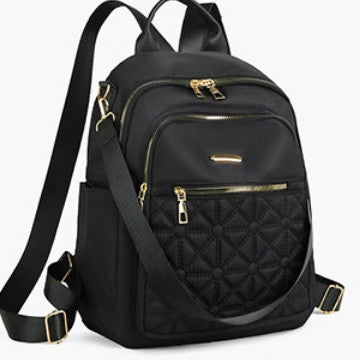 Elegante gesteppte Multi-Taschen-Rucksack Karnz