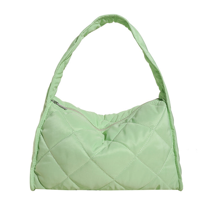 Gepolsterte Puff-Schultertasche