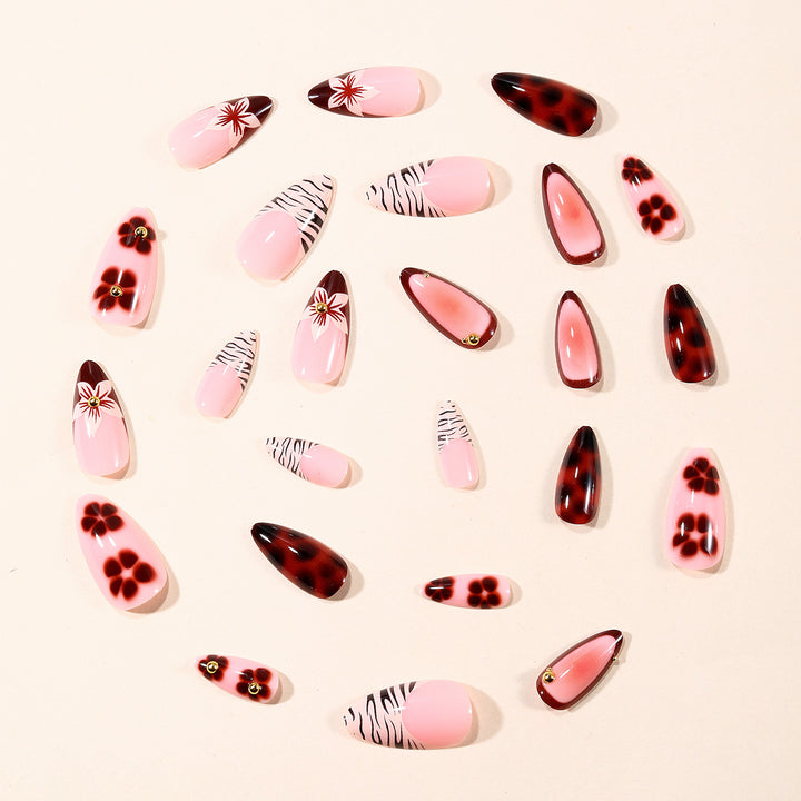 Floral Art Acryl Nageldesign Karnz