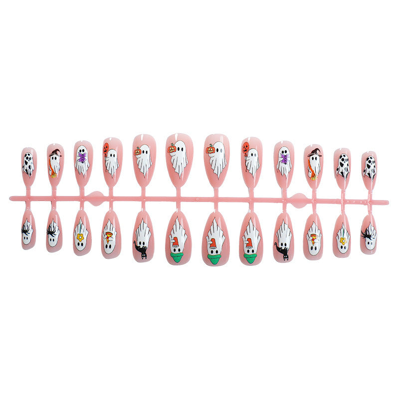 Kreatives Kunstnagelset mit Halloween-Motiven Karnz