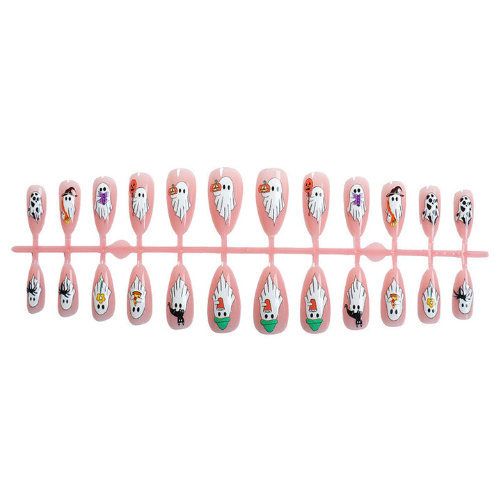 Kreatives Kunstnagelset mit Halloween-Motiven Karnz