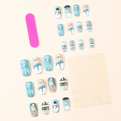 Winter-Themen 3D Nagelkunst Set Karnz