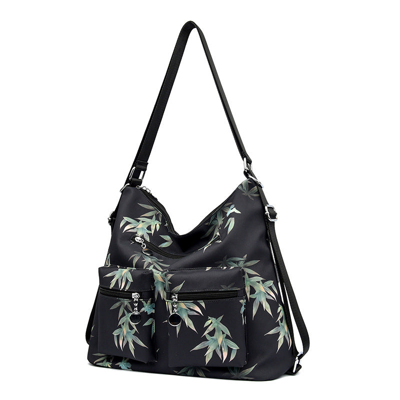 Geräumige Mehrfachtaschen-Schultertasche Karnz