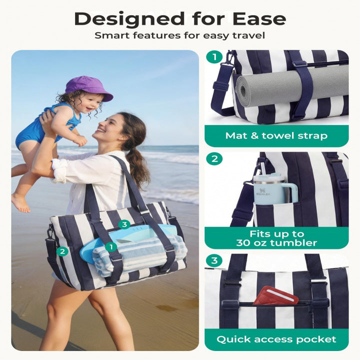 Geräumige Multi-Compartment Utility Tasche Karnz