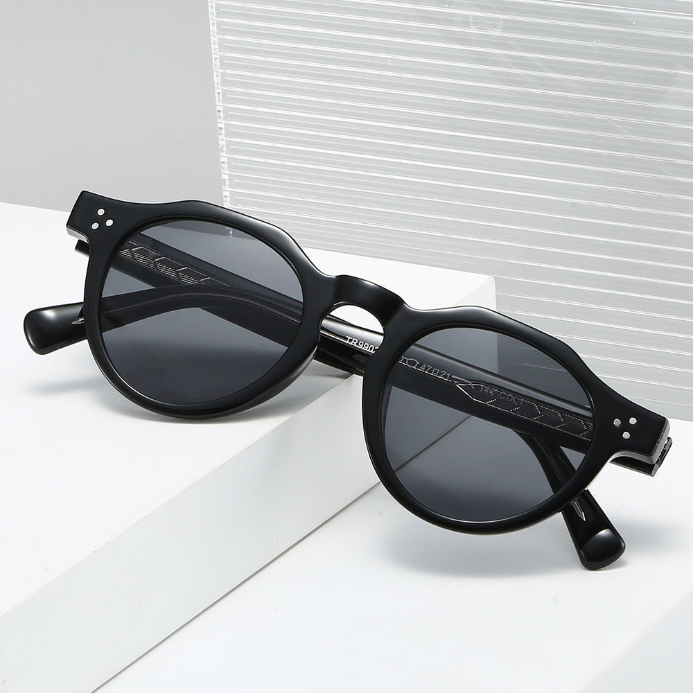 Damen Stilvolle Sonnenbrille im innovativen achteckigen Design Karnz