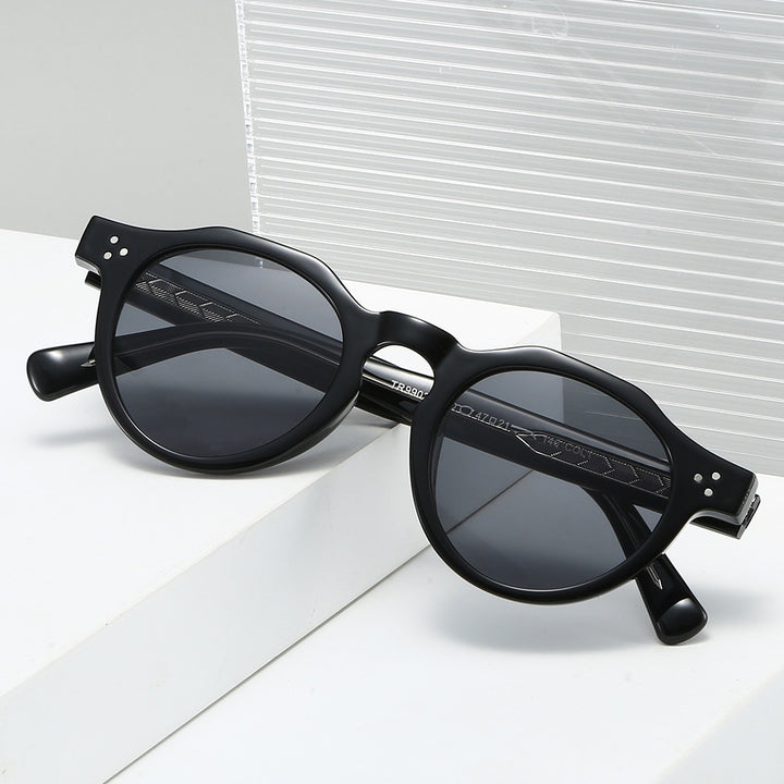 Damen Stilvolle Sonnenbrille im innovativen achteckigen Design Karnz