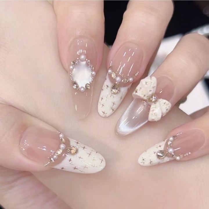 Dekoratives Press-On Nagelset Karnz