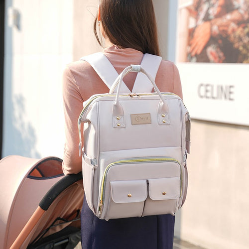 Stylische Mehrfach-Taschen Wickelrucksack Karnz