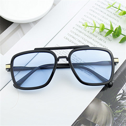 Damen moderne Sonnenbrille mit quadratischem Rahmen Karnz