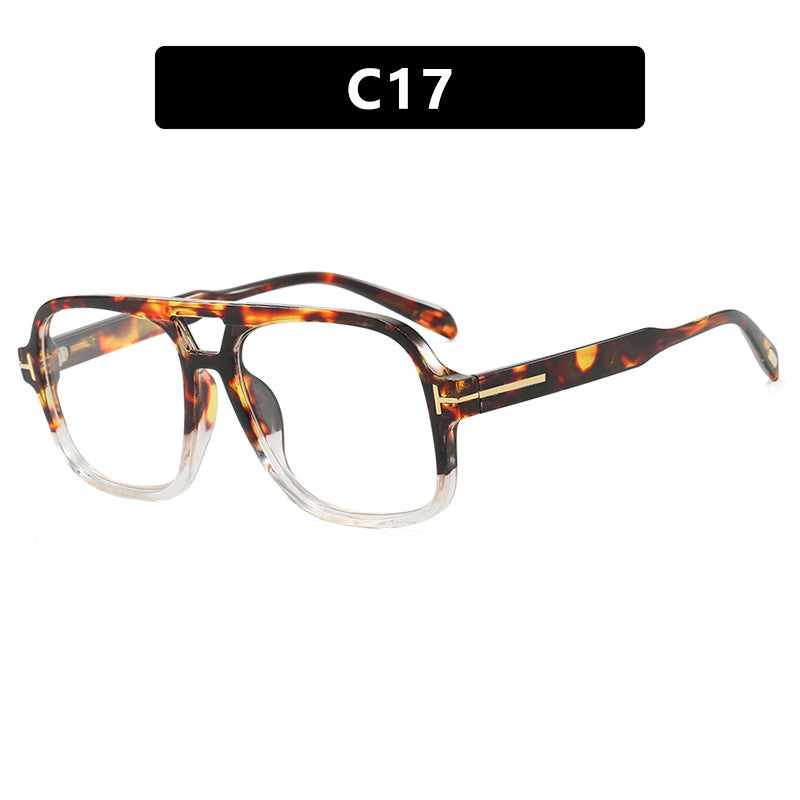 Damen trendige Sonnenbrille mit quadratischem Rahmen und polarisierenden gelben Gläsern Karnz