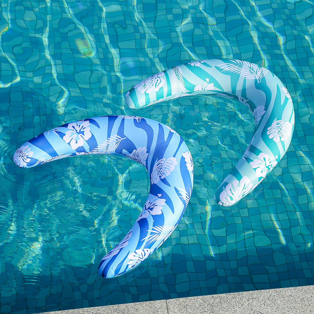 Unisex Aufblasbarer Schwimmring mit floralem Design Karnz
