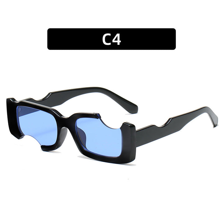 Avant-Garde Futuristic Shield Sonnenbrille