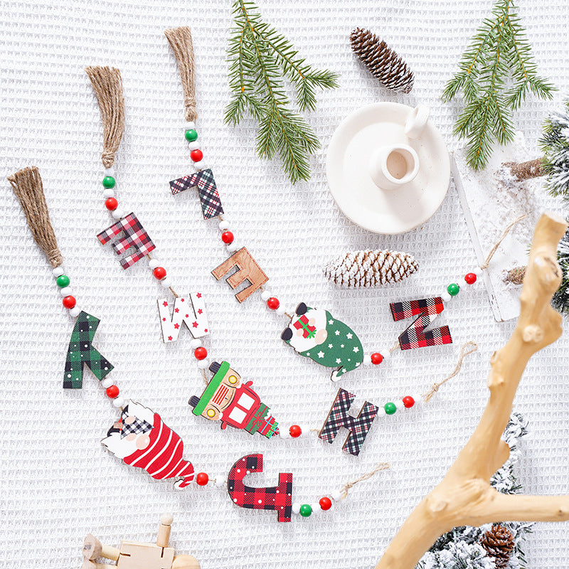 Dekorative Weihnachtsanhänger mit Weihnachtsmann-Motiv Karnz