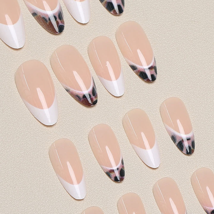 Chic Tiered Animal Print Press-On Nail Set