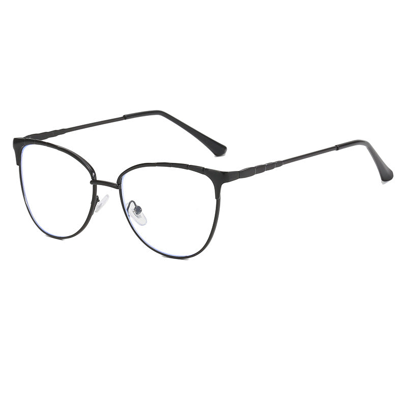 Damen Cat-Eye Brille mit feinen Metallakzenten Karnz