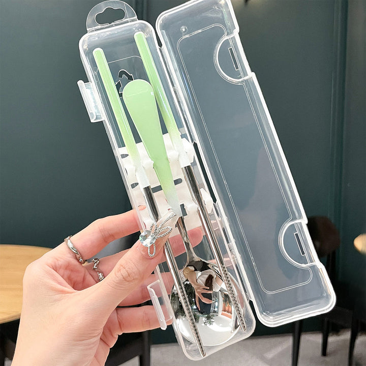 Tragbares Besteckset In Hygienischer Aufbewahrungsbox Karnz