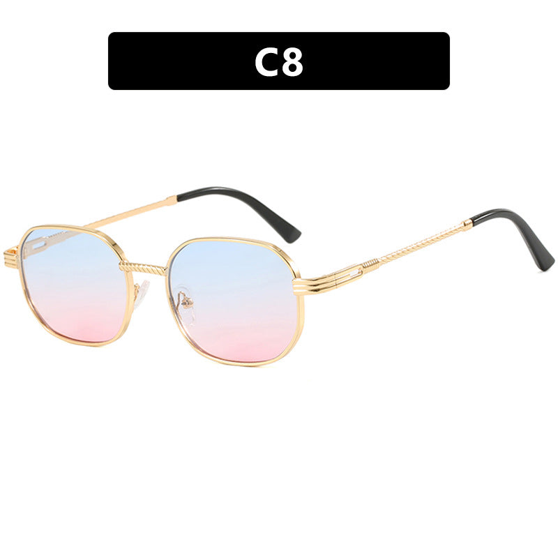 Damen quadratische Sonnenbrille mit Gradienteneffekt Karnz