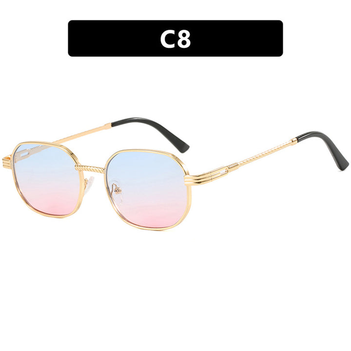 Damen quadratische Sonnenbrille mit Gradienteneffekt Karnz