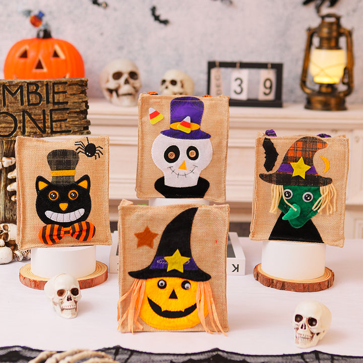 Halloween Einkaufstasche mit Katzenmotiv Karnz