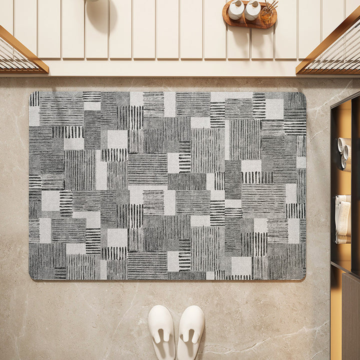 Blumenmuster Eingangsmatte