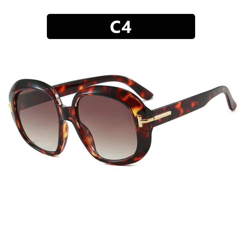 Damen oversized Sonnenbrille mit eleganter Rahmenstruktur und UV-Schutz Karnz
