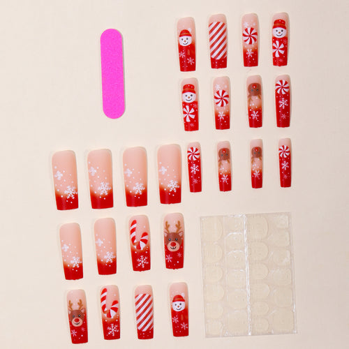 Festliches 3D Holiday Nagelkunst Set Karnz