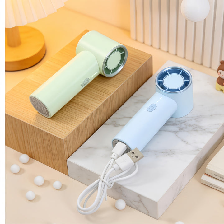 Damen Tragbarer Handventilator mit USB-C-Ladefunktion und leistungsstarkem Luftstrom Karnz